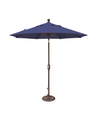 7.5FT Solefin Octagon Patio Umbrella with Push-Button Tilt, Bronze  Frame