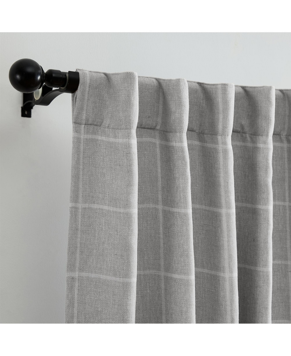 Elrene Home Fashions Sawyer Windowpane Plaid Blackout Window Curtain Panel