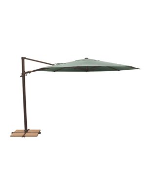 11FT Octagon Cantilever Umbrella with foot pedal, Bronze Frame