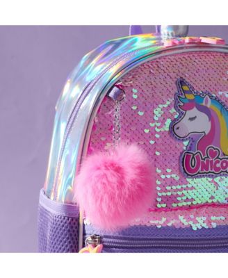 Kids Unicorn Sequin Backpack
