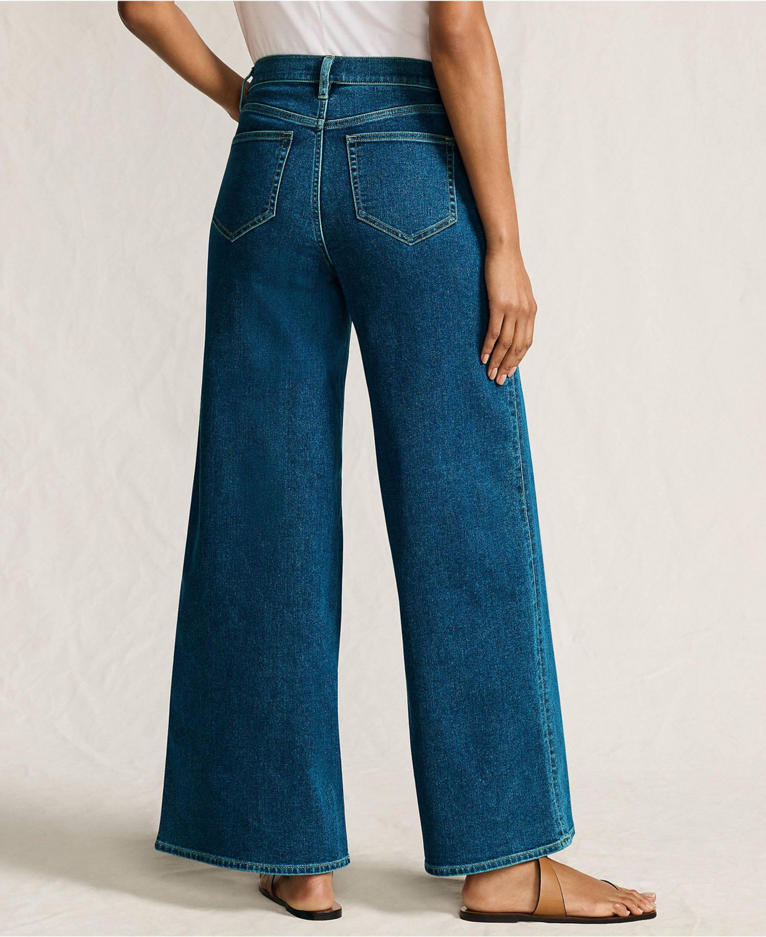 Petite Recover Denim High Rise Extra Wide Leg Jeans