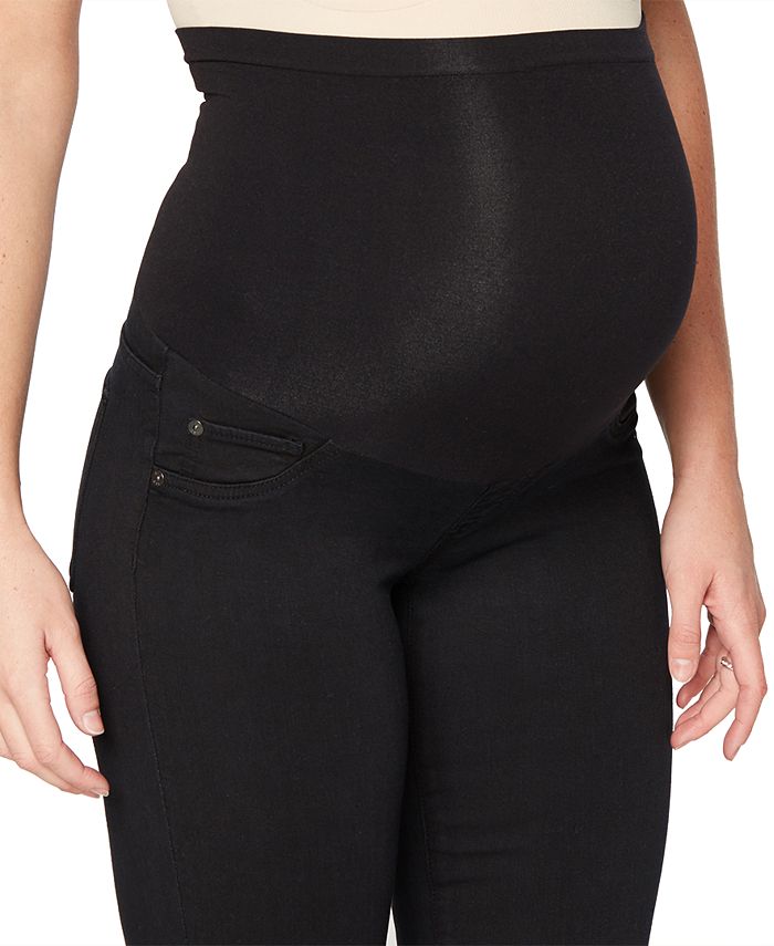 Luxe Essentials Denim Maternity Stretch Skinny Pants - Macy's
