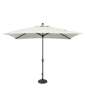 6.6FTx10FT Rectangle Patio Umbrella with Push-Button Tilt