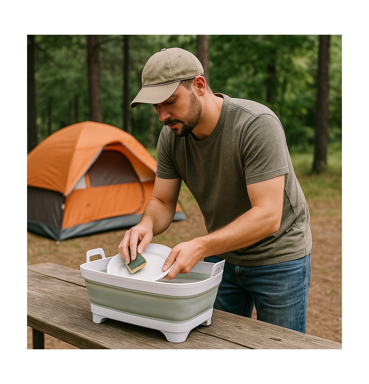 Camping Collapsible Multipurpose Sink