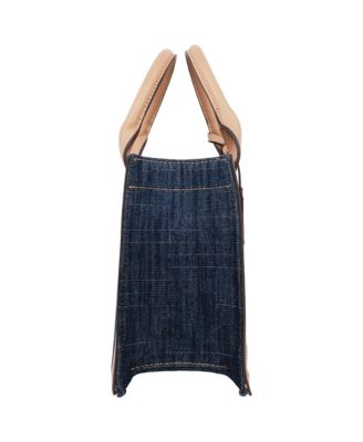 Bombe Logo Denim Tote