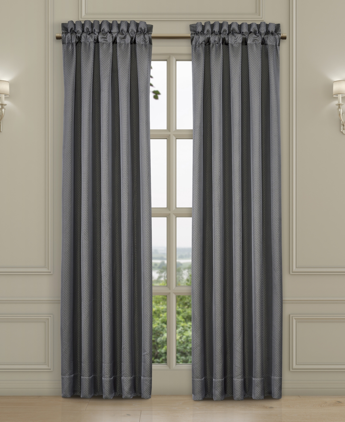 Excelsior Window Panel Pair, 50" x 95" - Royal Blue
