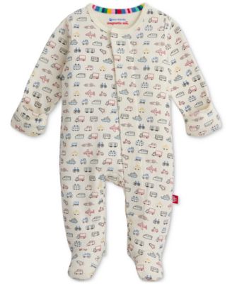 Baby Cotton Footed Coveralls, 2 Pack 