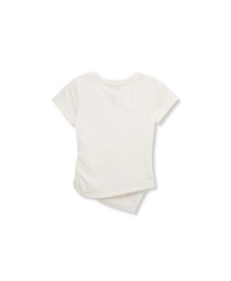 Big Girls Studded Asymmetrical T-Shirt