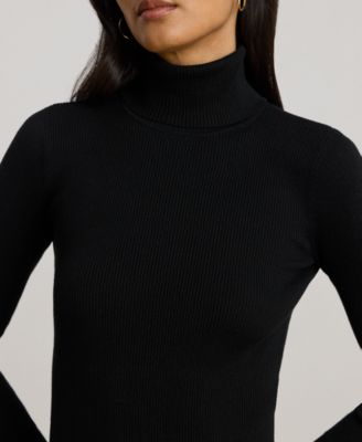 Petite Ribbed Turtleneck Sweater