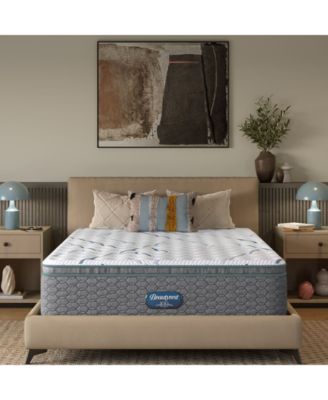 Beautyrest - Madison Avenue 14.75" Medium Firm Pillow Top Mattress Set, Queen