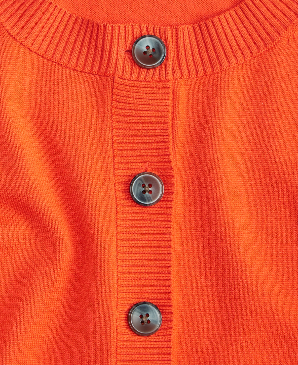 On 34th Women's Split-cuff Crewneck Cropped Cardigan, Macy's Exclusive In Red