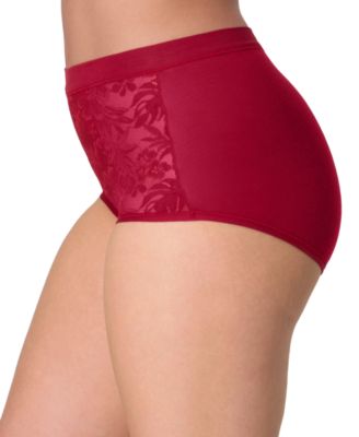 Women's Breathe Lace High-Rise Brief Underwear DFCLBF
