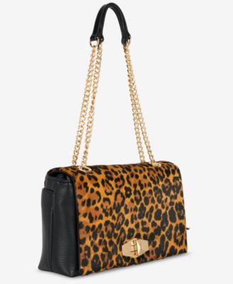 Soft Ajae Leopard-Print Shoulder Bag, Macy's Exclusive