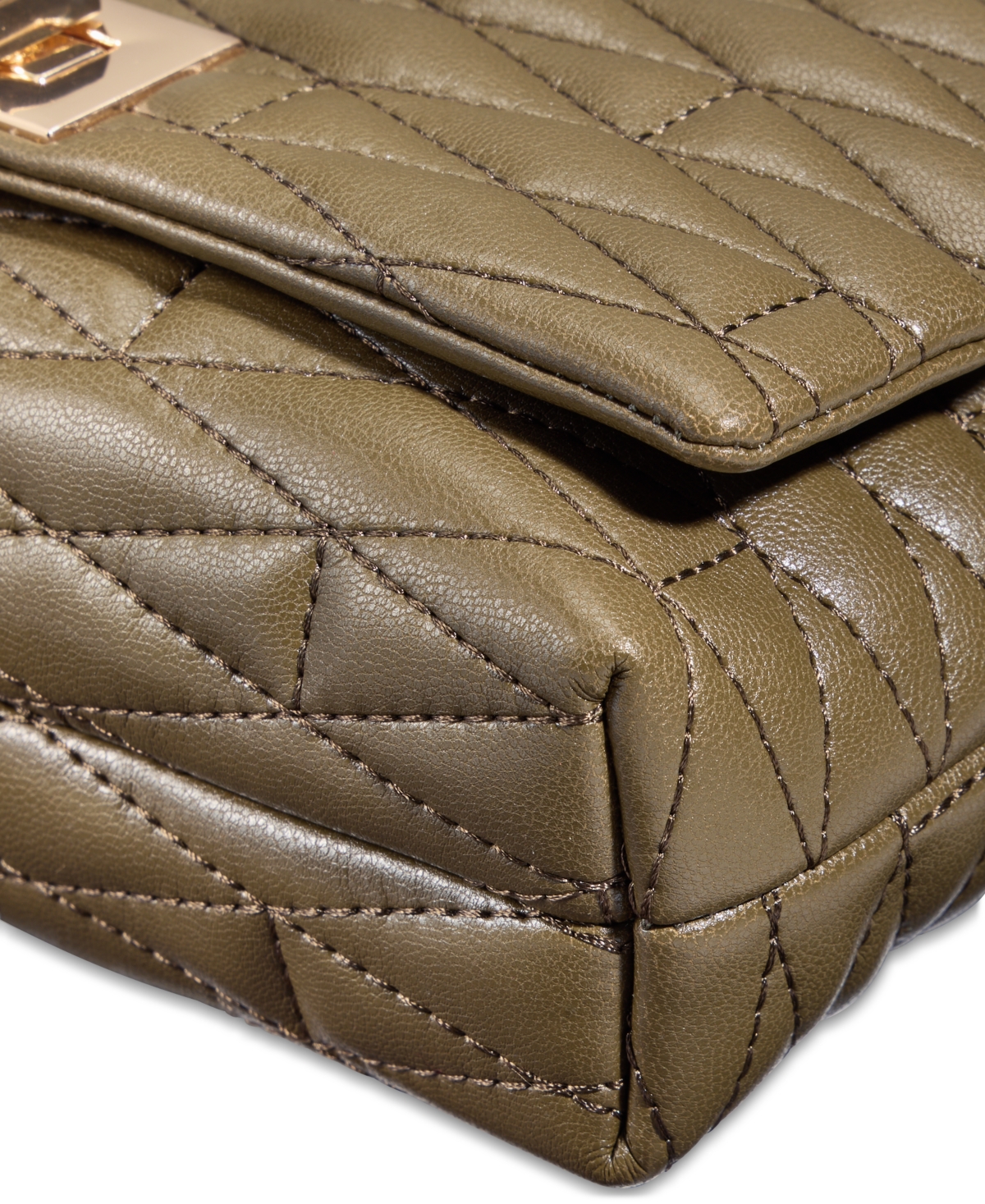 Inc International Concepts Mini Ajae Quilted Crossbody, Exclusively At Macy's In Green
