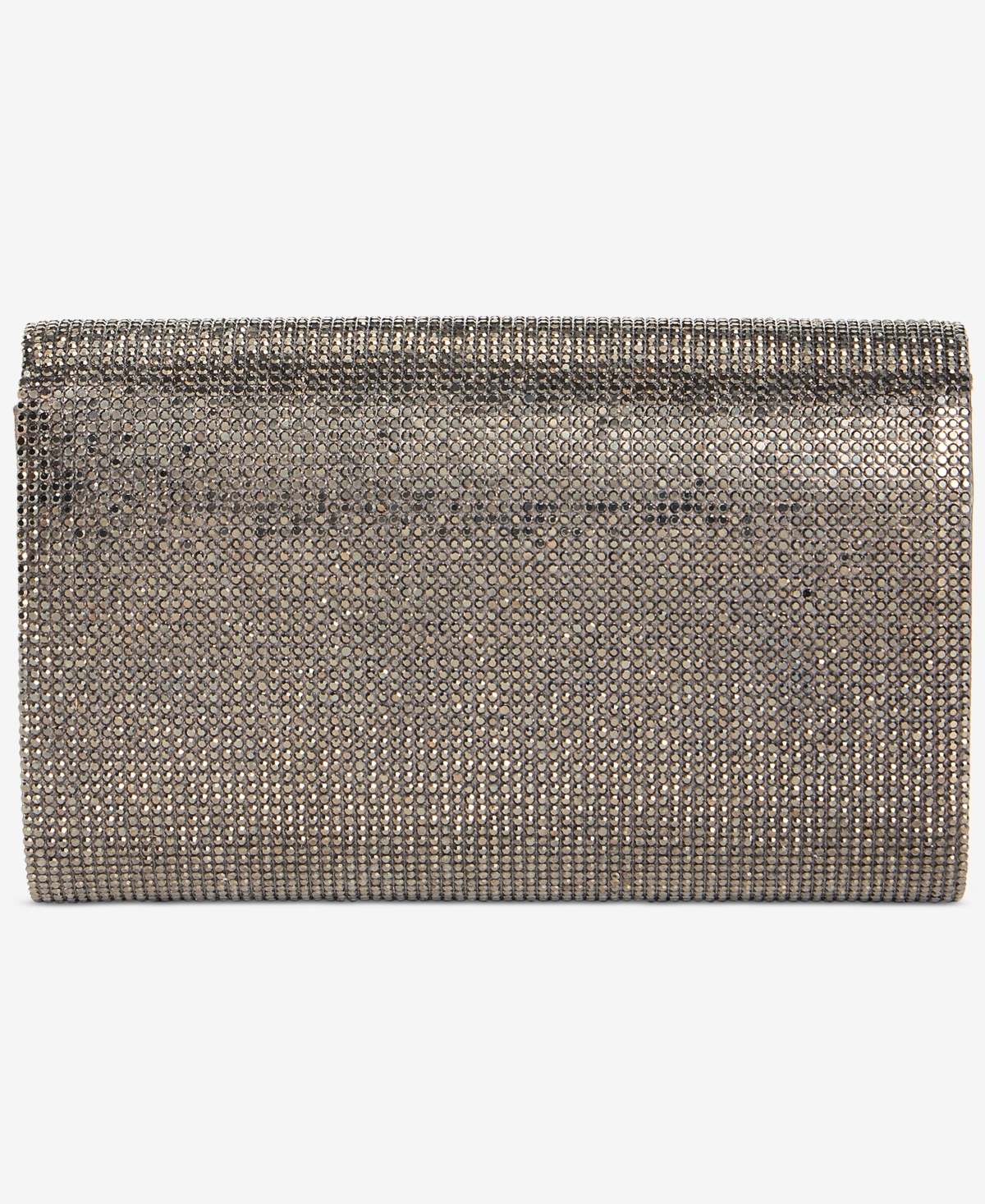 Inc International Concepts Caitlin Satin And Crystal Clutch, Exclusively At Macy's In Gray