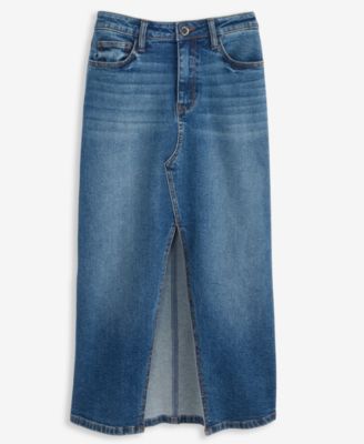 Women's Denim Midi Skirt, Macy's Exclusive