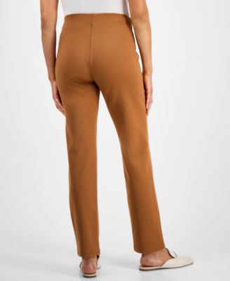 Women's Ponte-Knit Pull-On Ankle Pants, Exclusively at Macy's