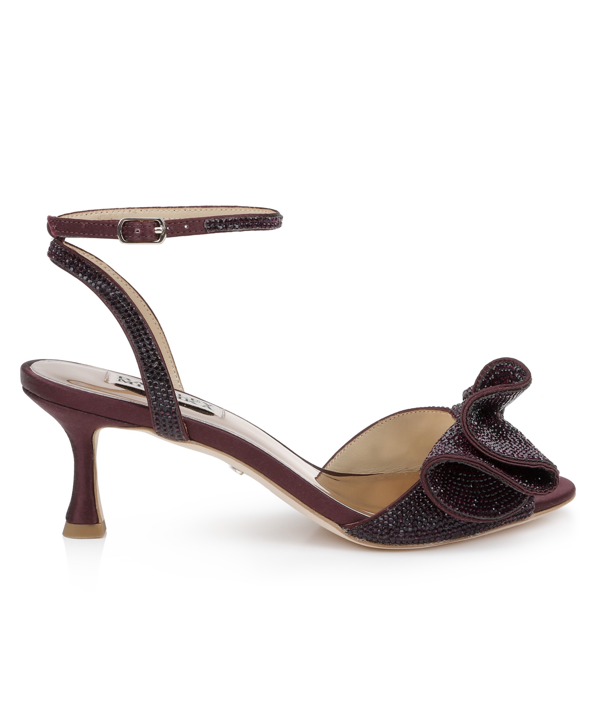 Badgley Mischka Collection Remi Sandal In Burgundy