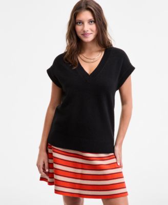 Women's V-Neck Sweater Vest, XXS-3X, Macy's Exclusive