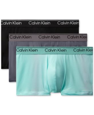 Calvin Klein - Men's 3-Pack Microfiber Stretch Low-Rise Trunks