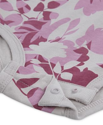 Baby Girls Printed Bodysuit & Flare Leggings, 2 Piece Set