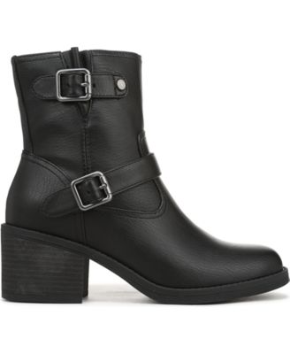 Women's Maeve Round Toe Block Heel Rugged Short Boots