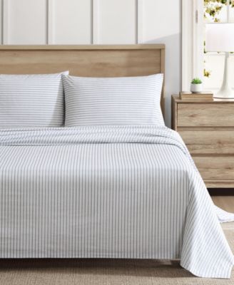 Printed 200-Thread Count Cotton Percale 4-Pc. Sheet Set, Full&nbsp;