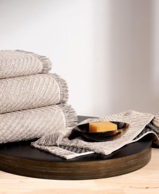 Herringbone Cotton 4-Pc. Towel Set