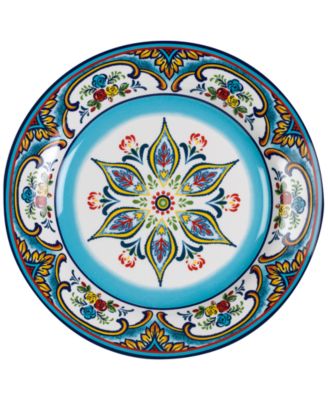 Zanzibar Dinner Plates, Set of 4