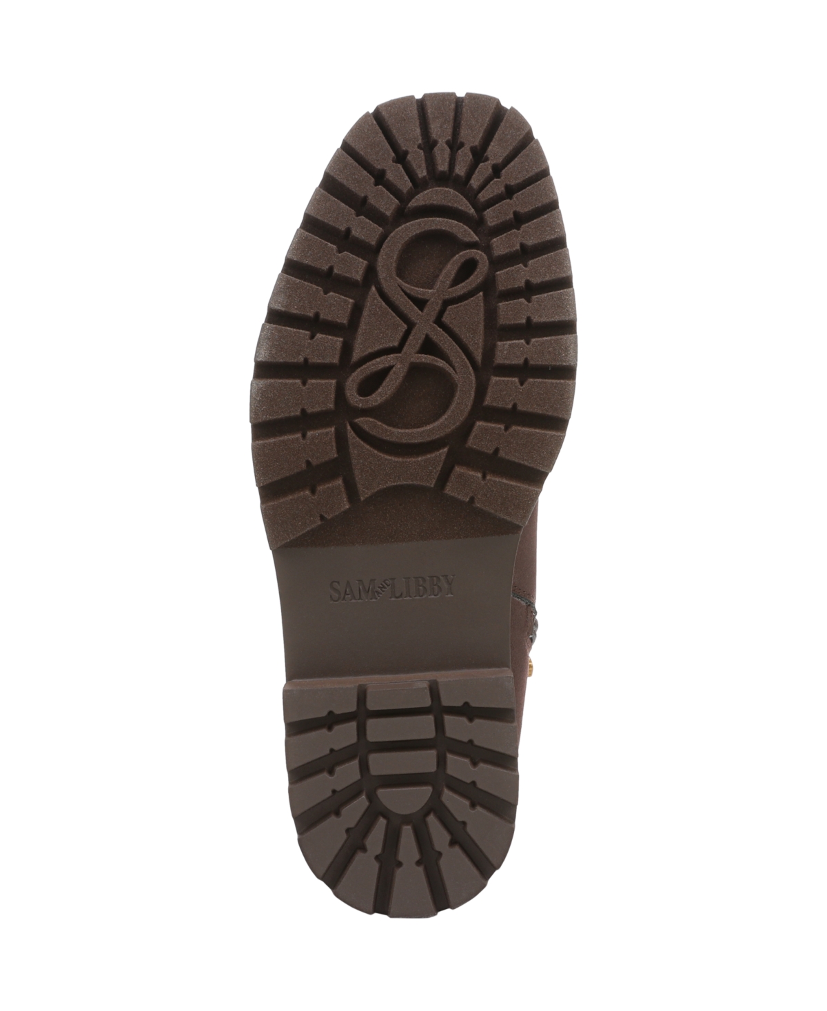 Sam & Libby Women's Oak Lug Sole Boots In Brown