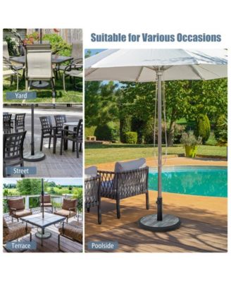 35lbs Umbrella Base with Built-in Cement