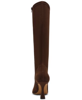 Women's Flute Wide-Calf Knee-High Dress Boots
