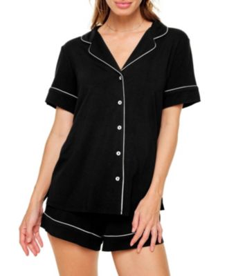 Women's Jane Pajama Shirt and Shorts Set