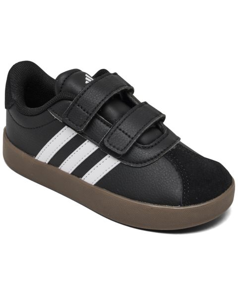 Детские кроссовки adidas Toddler Kids VL Court 3.0 Fastening Strap Casual Sneakers from Finish Line