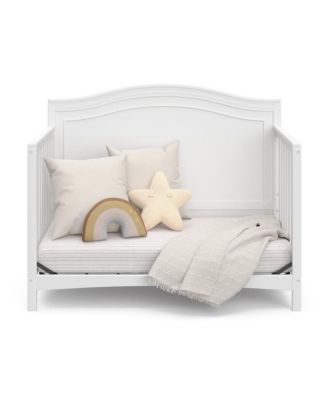 Paris 4-in-1 Convertible Crib (White) – GREENGUARD Gold Certified