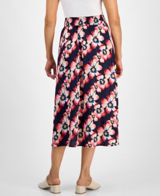 Women's Printed Jacquard Midi Skirt, Macy's Exclusive