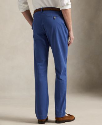 Men's Straight-Fit Washed Stretch Chino Pants
