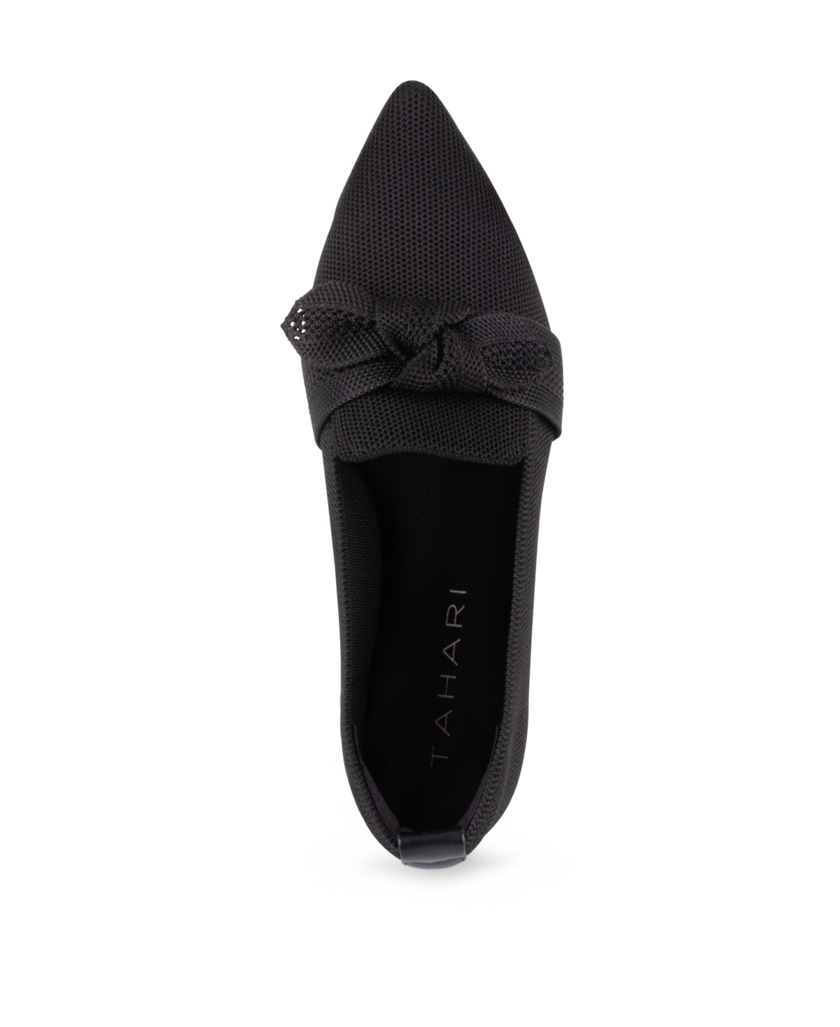 Tahari Women's Venice Knit Slip-on Flats In Black