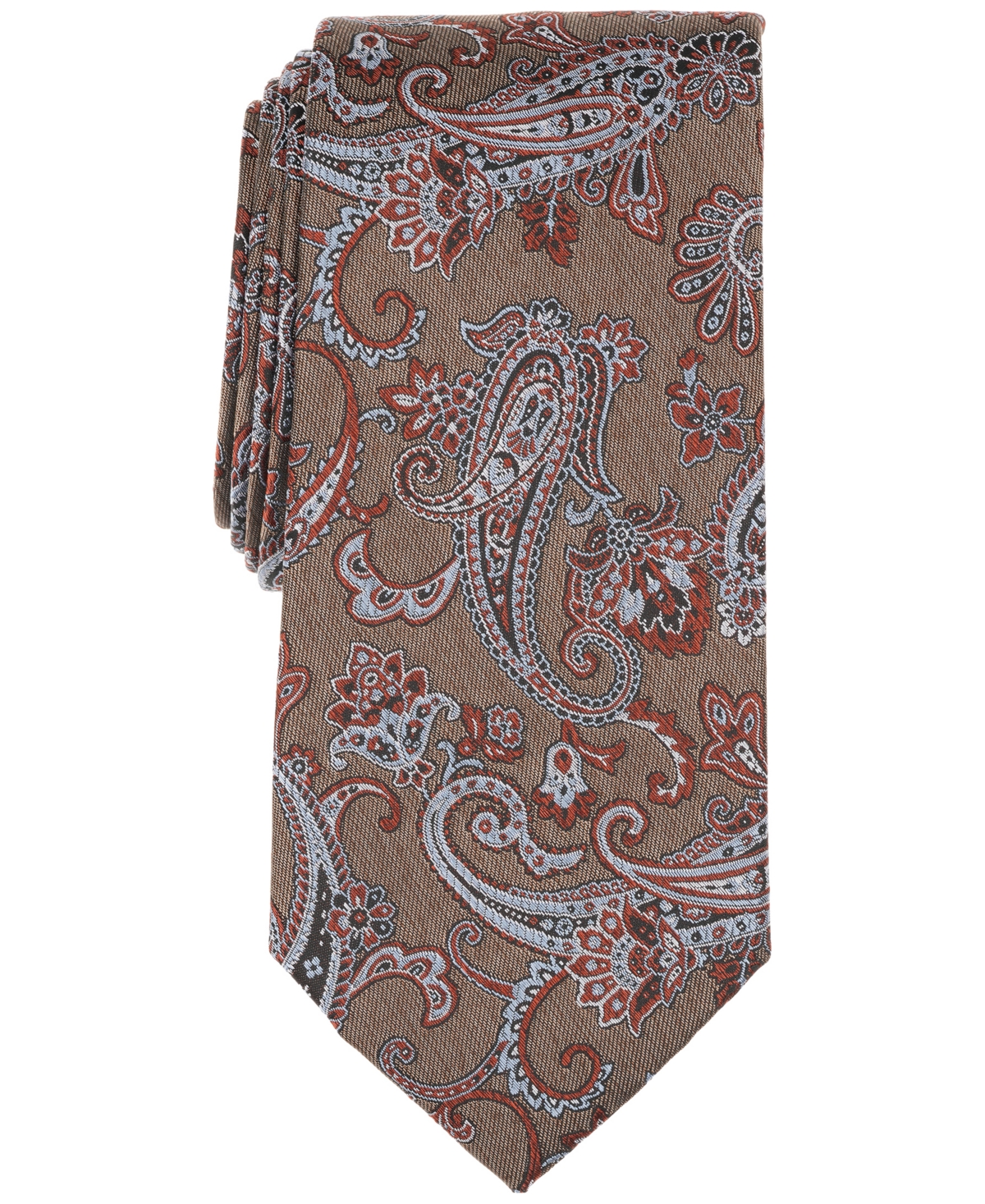 Michael Kors Men's Paisley Print Classic Tie In Brown