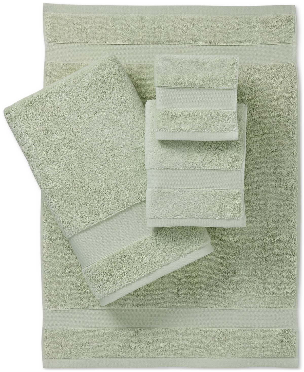 Ralph Lauren Watson Solid Cotton 6-pc. Towel Set In Green