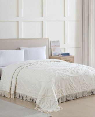 Lotus Chenille Lightweight Bedspread, Twin