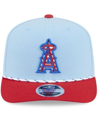 Men's Light Blue/Red Los Angeles Angels 2025 Fourth of July 9SEVENTY Adjustable Hat