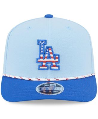 Men's Light Blue/Blue Los Angeles Dodgers 2025 Fourth of July 9SEVENTY Adjustable Hat
