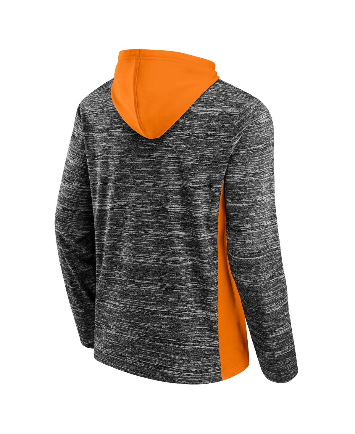 Fanatics Men's Heather Charcoal Tennessee Volunteers Chiller Instant Replay Fleece Pullover Hoodie In Gray