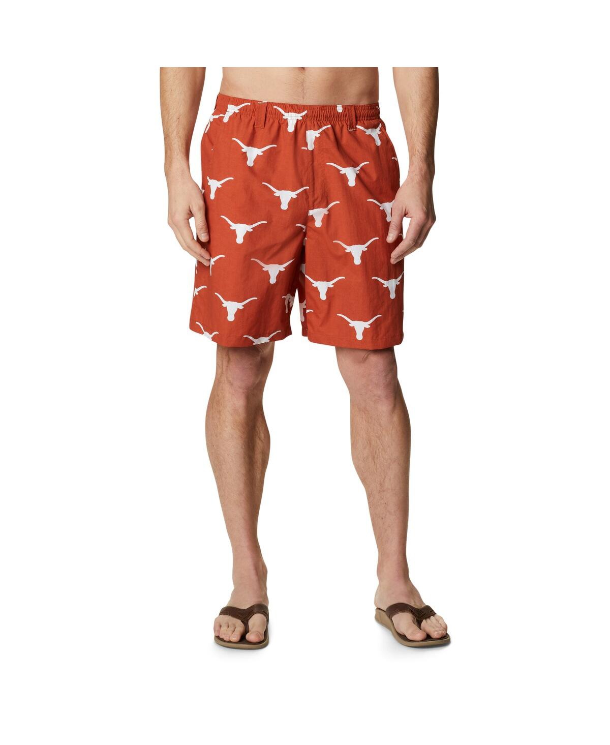 Men's Texas Orange Texas Longhorns Backcast Iii Printed Shorts - Burnt Orange