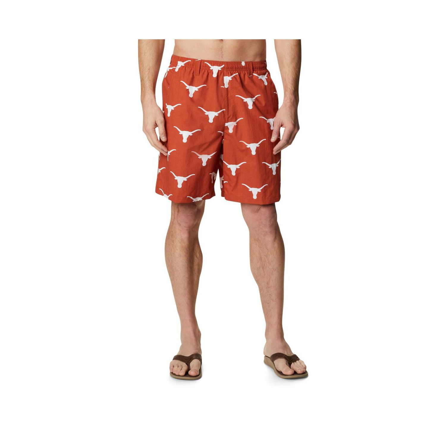 Men's Texas Orange Texas Longhorns Backcast III Printed Shorts