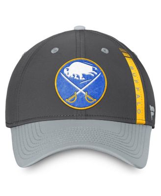 Men's Charcoal Buffalo Sabres Authentic Pro Training Camp Flex Hat