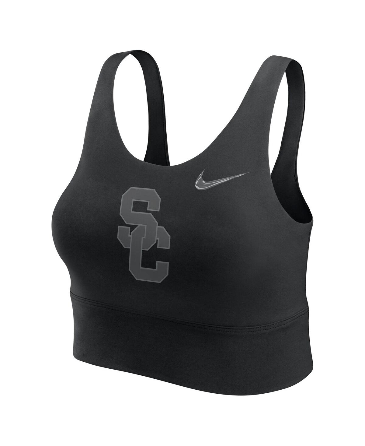Nike Women's Black Kansas City Chiefs Performance Longline Sports Bra