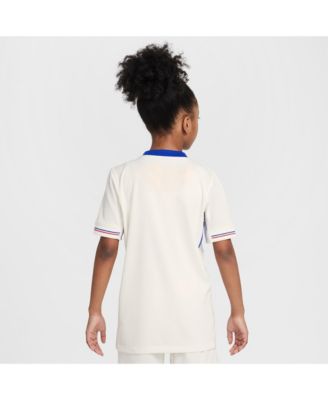 Big Boys and Girls Cream France Women's National Team 2025/26 Away Replica Jersey