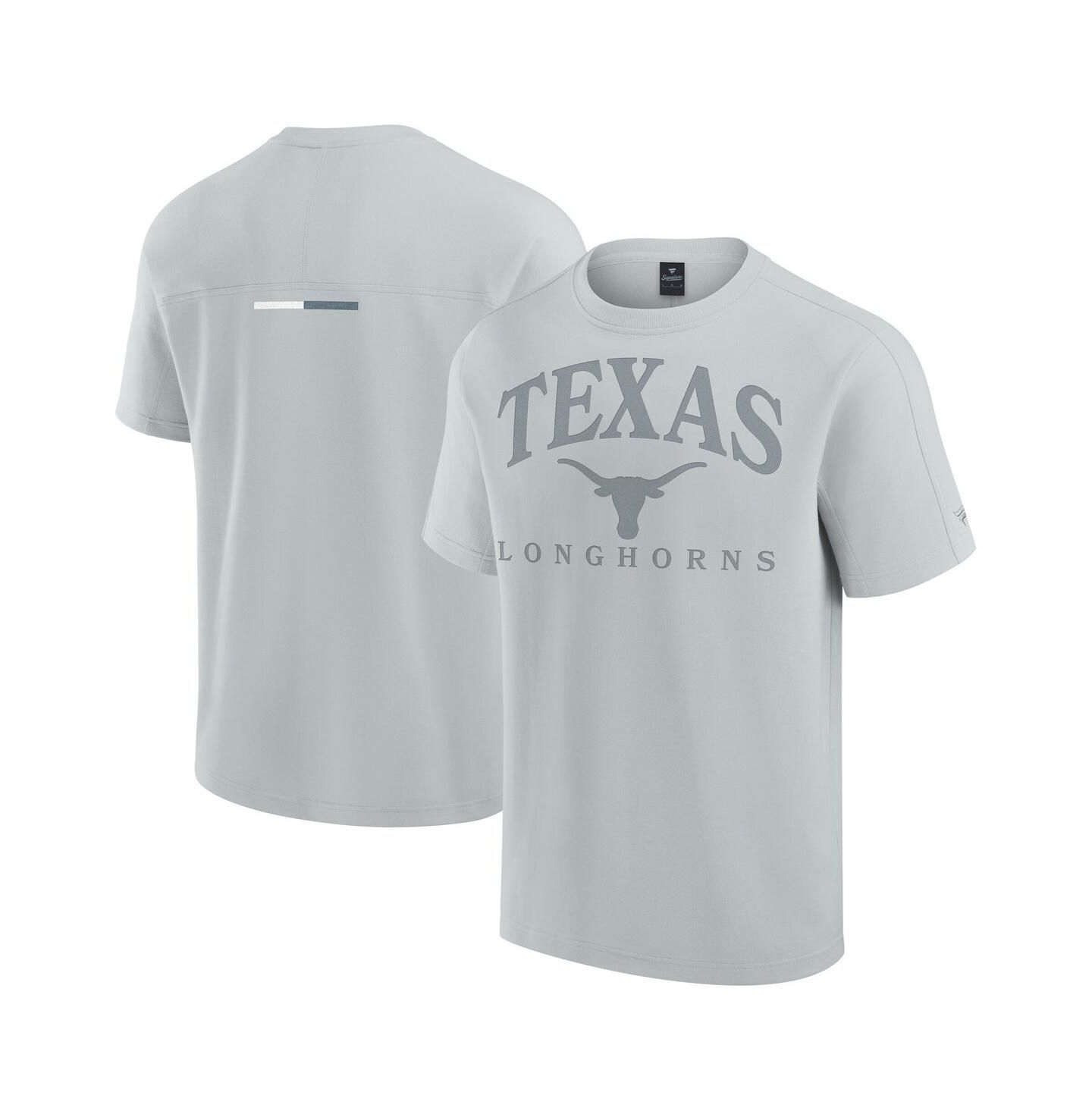 Мужская футболка Fanatics Gray Texas Longhorns Flex Tri-Blend — фото 1